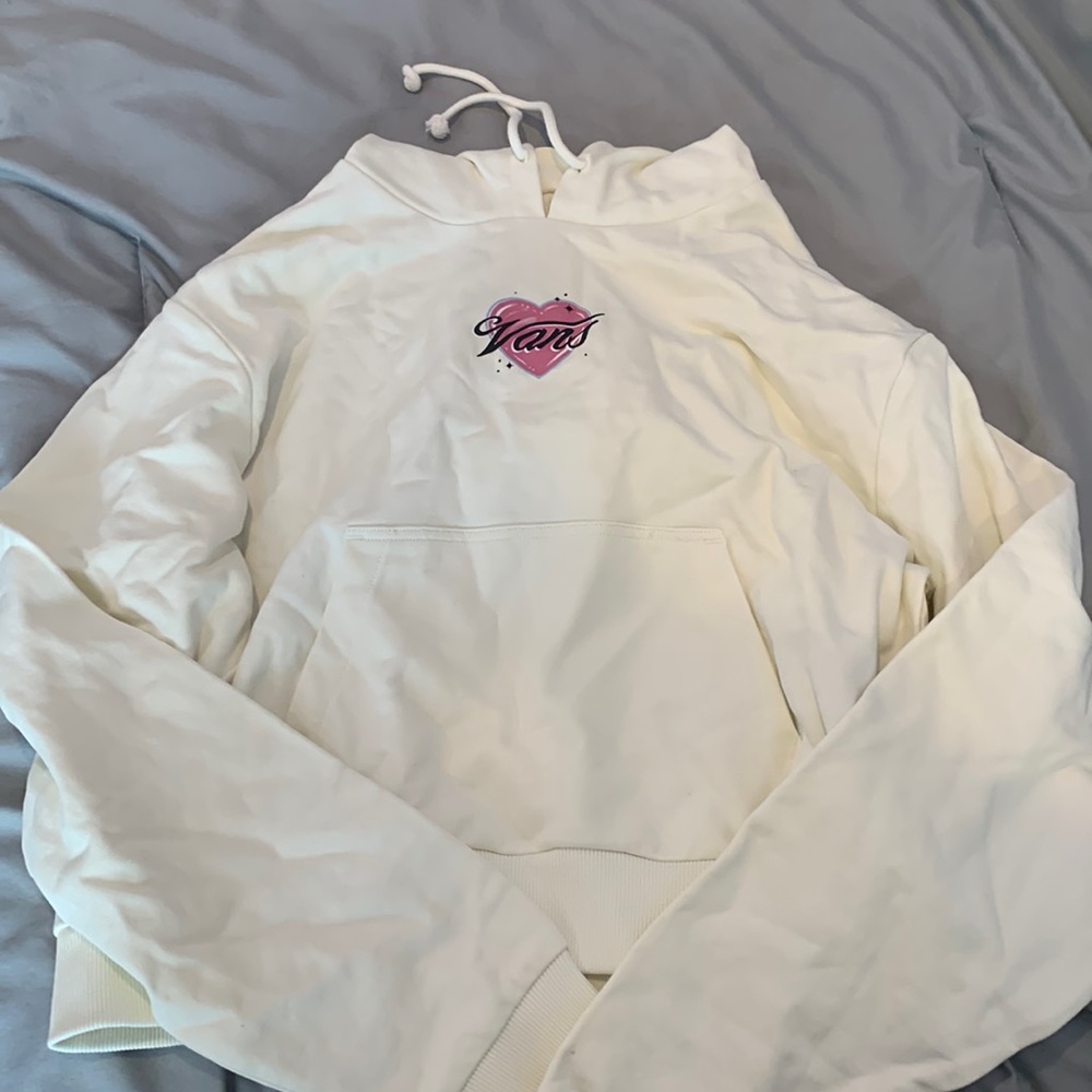 vans hoodie off white / cream colour